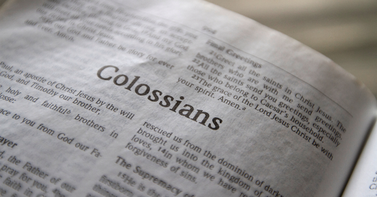 Colossians: 2024 and more…